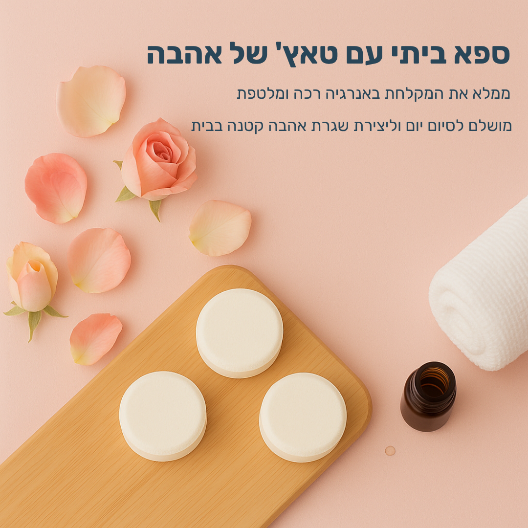 Calmo – טבליית ספא טבעית למקלחת