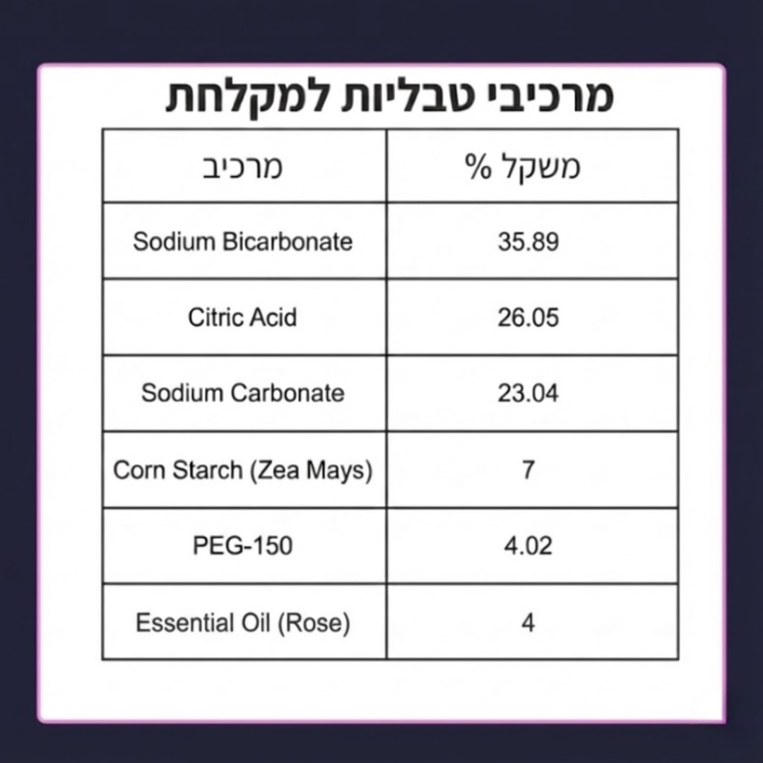Calmo – טבליית ספא טבעית למקלחת