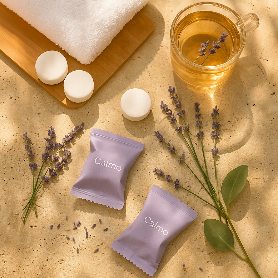 Calmo – טבליית ספא טבעית למקלחת